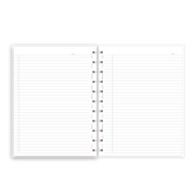 Blueline MiracleBind Notebook, Gold Collection, White, Small, 9 1/4 x 7 1/4 inches (AF3000.01) - Image 2
